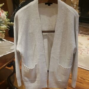 Nwt Vince large Women's Open Front Cardigan Sweater - Light Gray